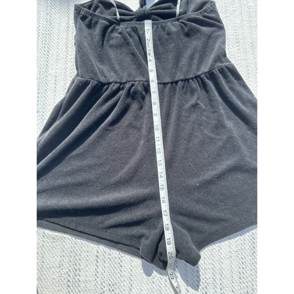 Wild Fable Romper Women Size Small Black Halter Neck Sleeveless Key hole Beach - Picture 11 of 13